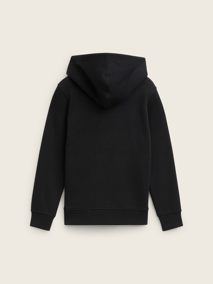 sweat à capuche imprimé avec logo