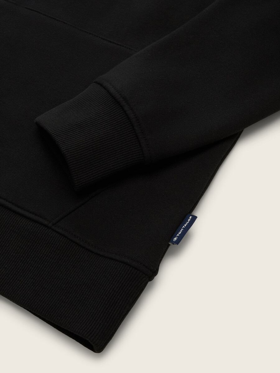 sweat à capuche imprimé avec logo