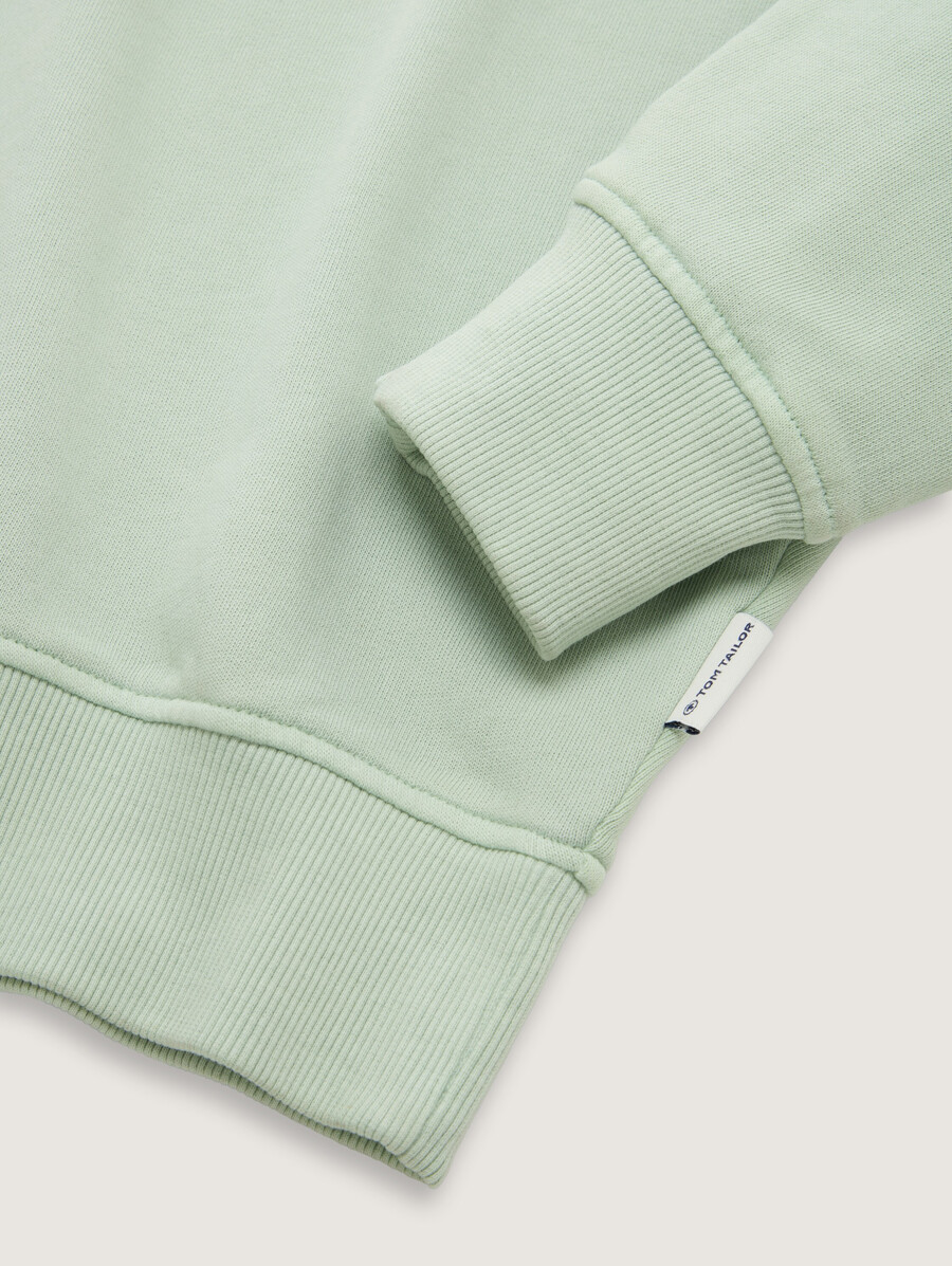sweat-shirt oversize avec poche poitrine