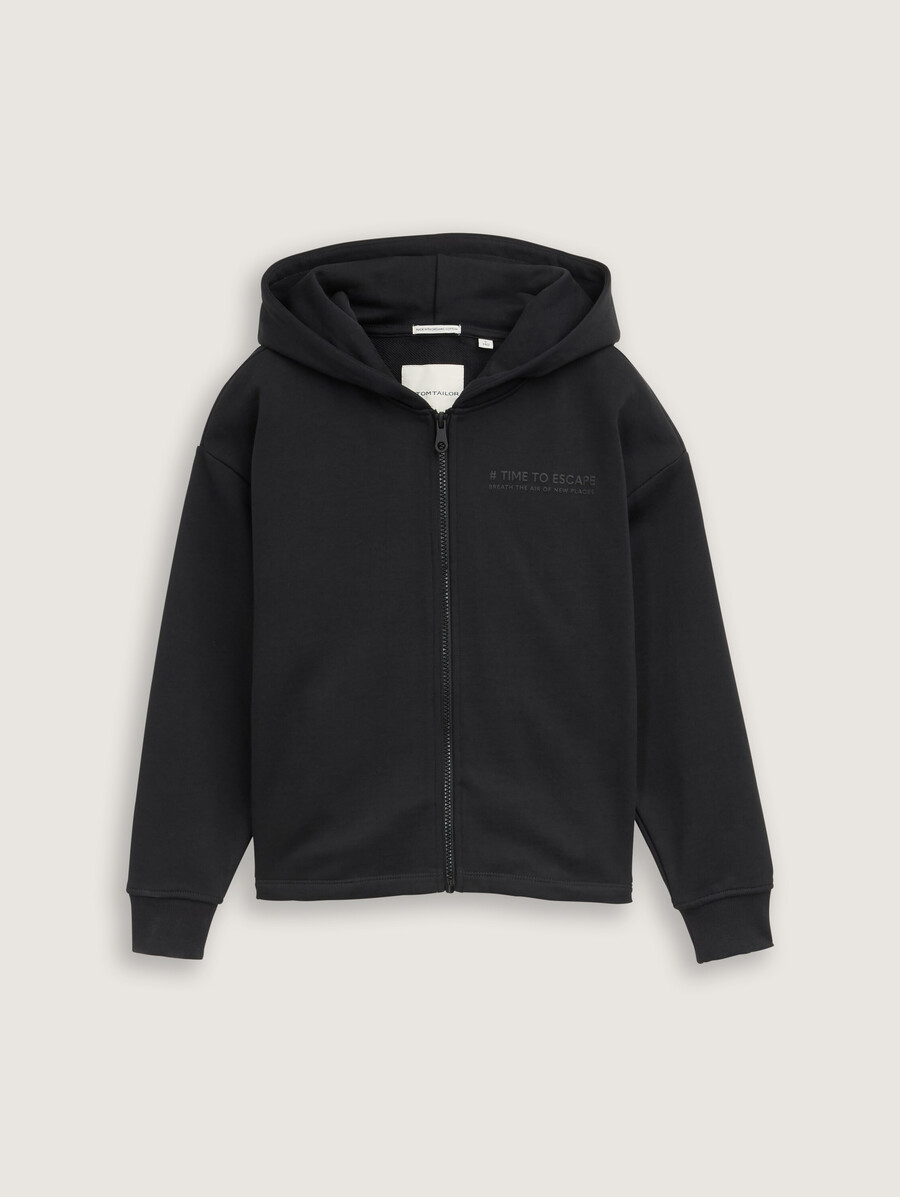 sweat à capuche oversize imprimé