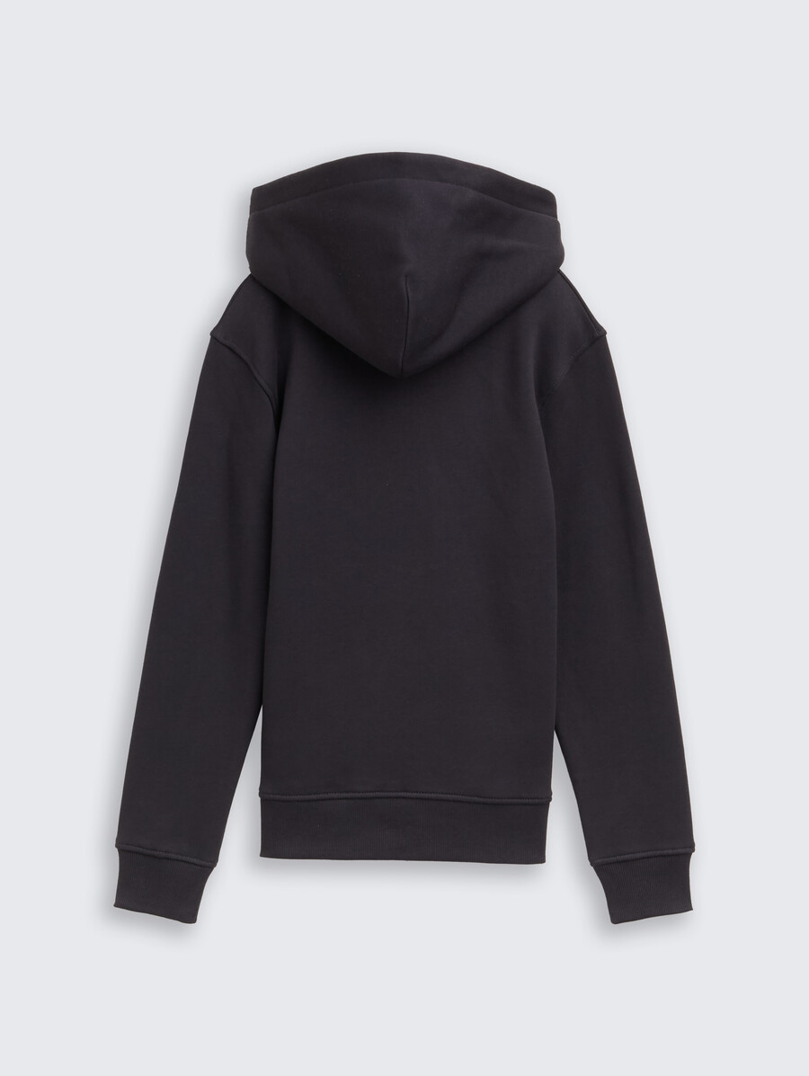 sweat à capuche imprimé avec logo