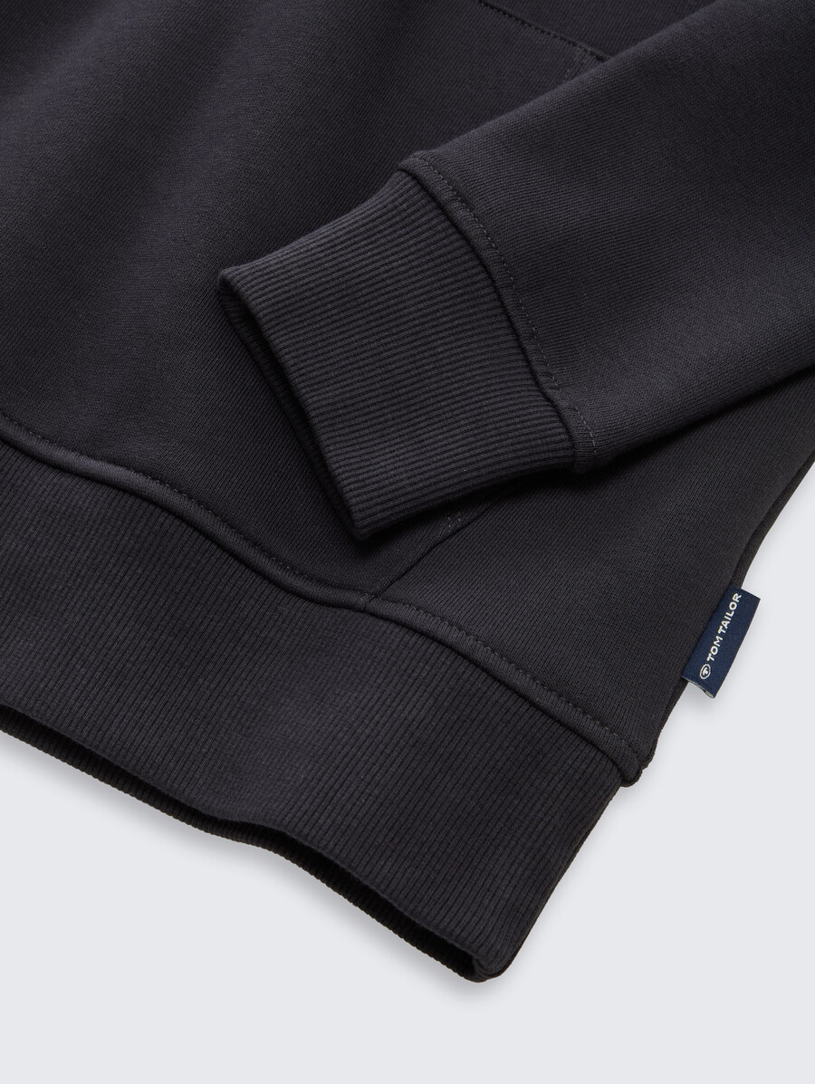 sweat à capuche imprimé avec logo