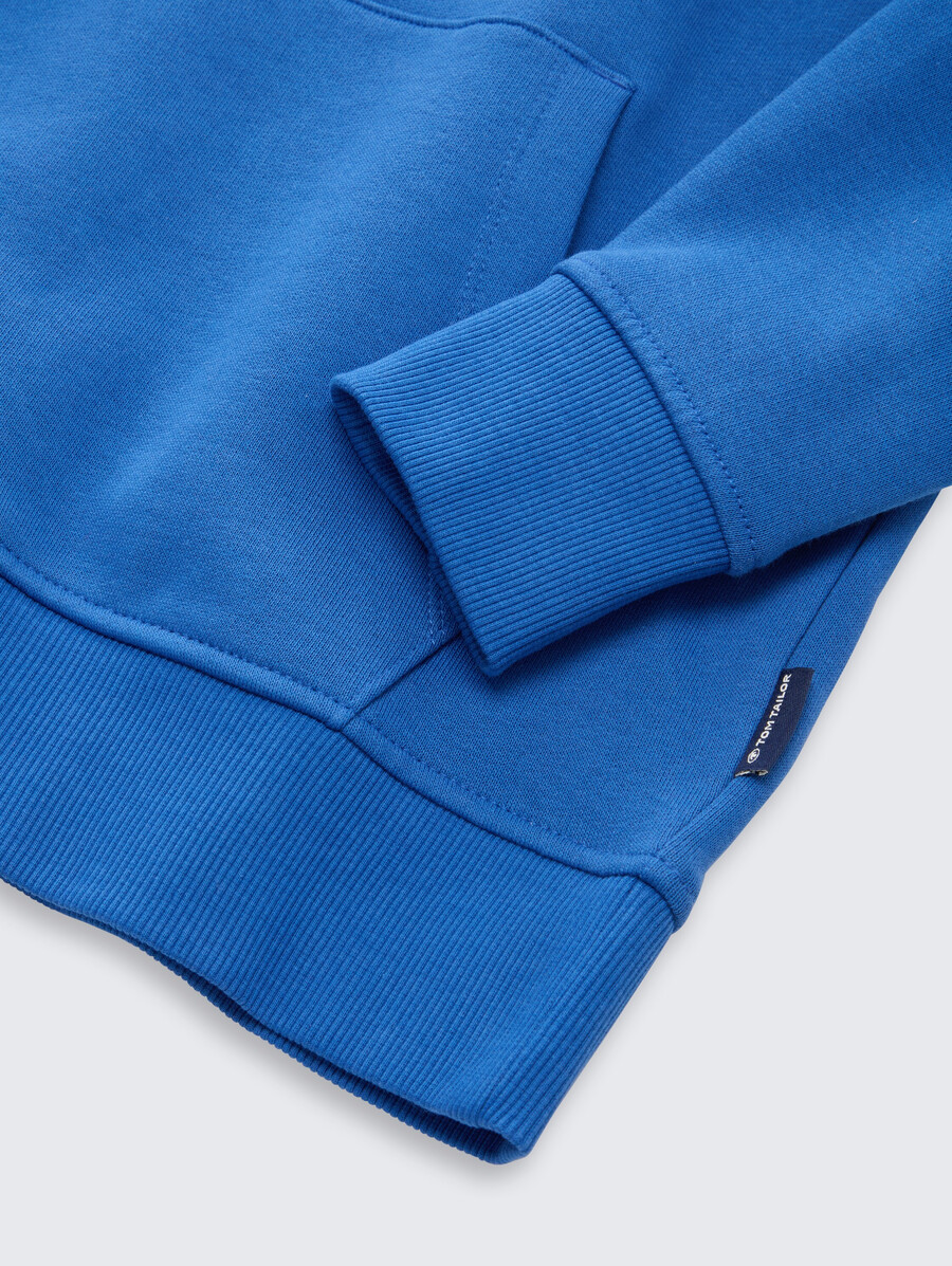 sweat à capuche imprimé avec logo
