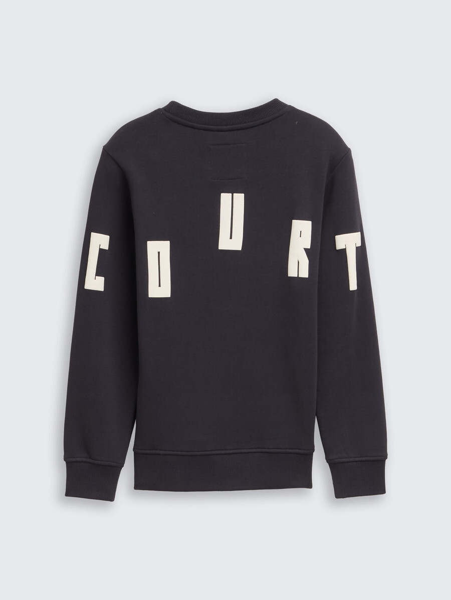 sweat-shirt à motif imprimé