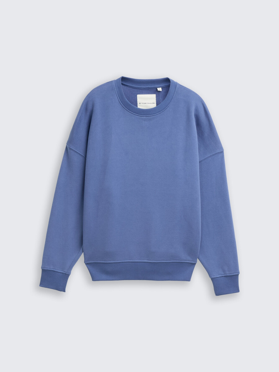 sweat-shirt oversize avec imprimé au dos