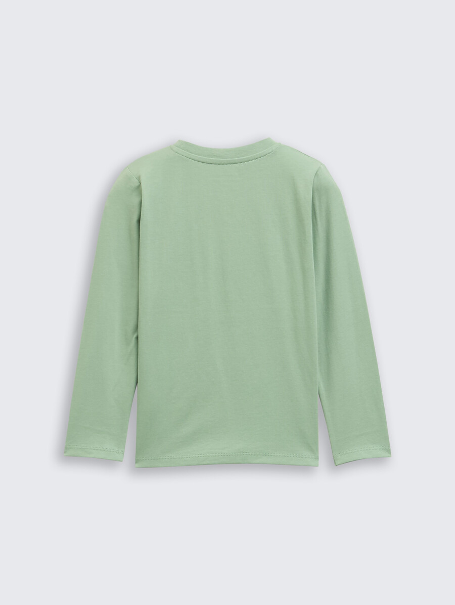 chemise à manches longues à sequins réversibles