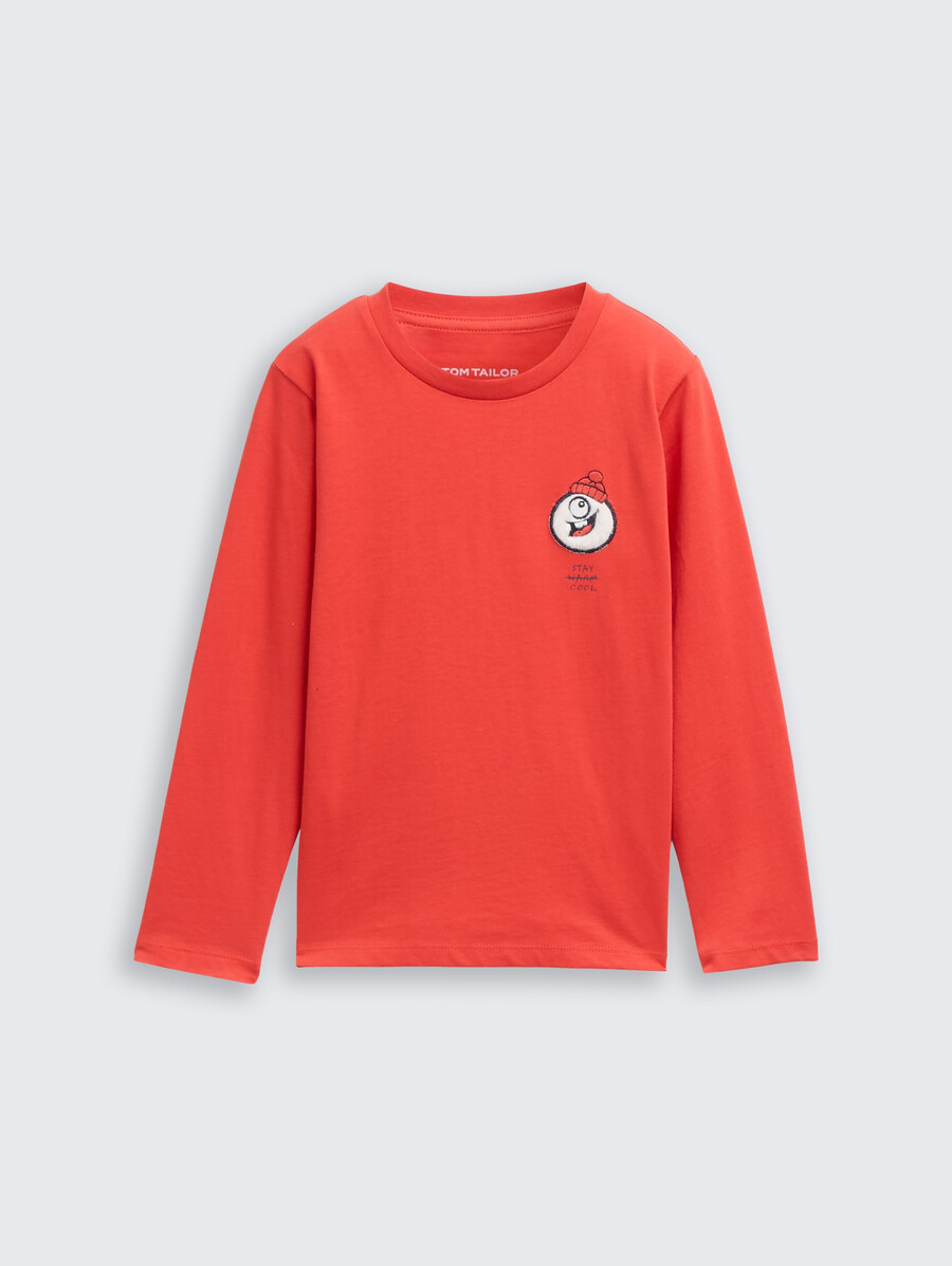 chemise à manches longues imprimée