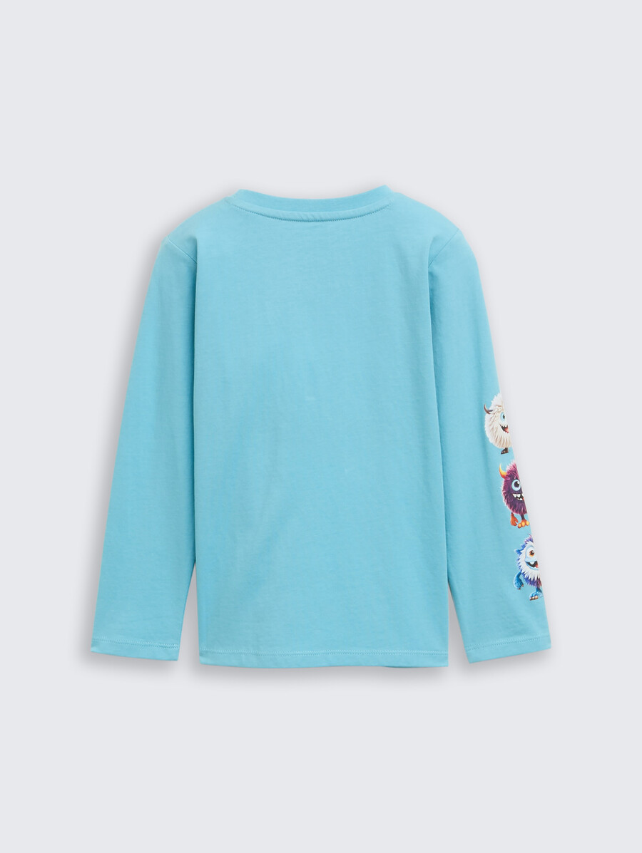 chemise à manches longues imprimée
