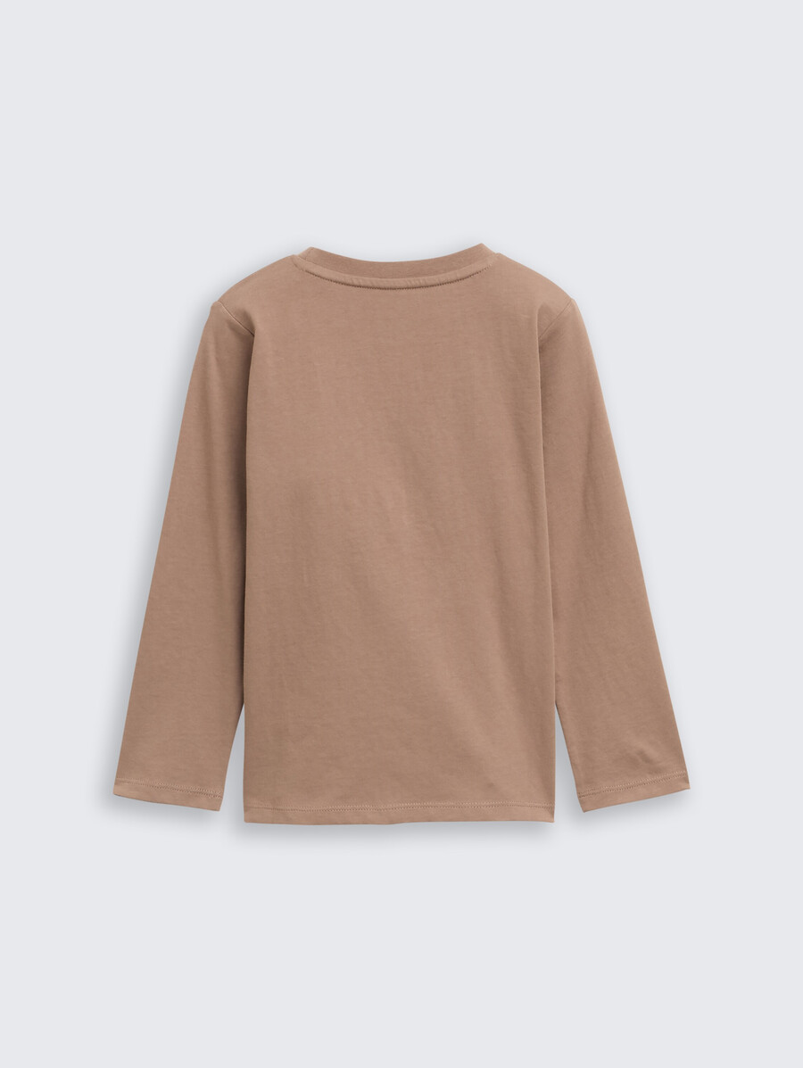 chemise à manches longues imprimée
