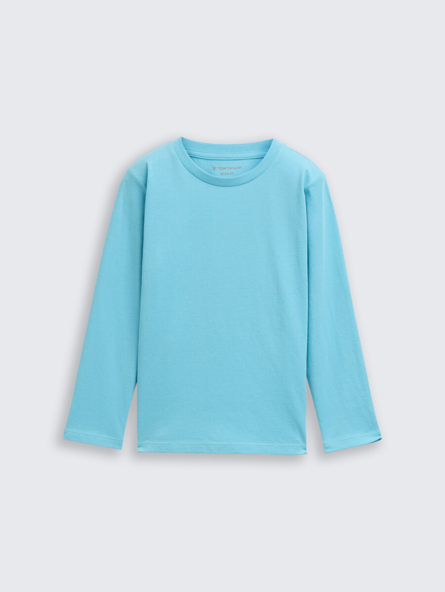 chemise à manches longues avec imprimé au dos
