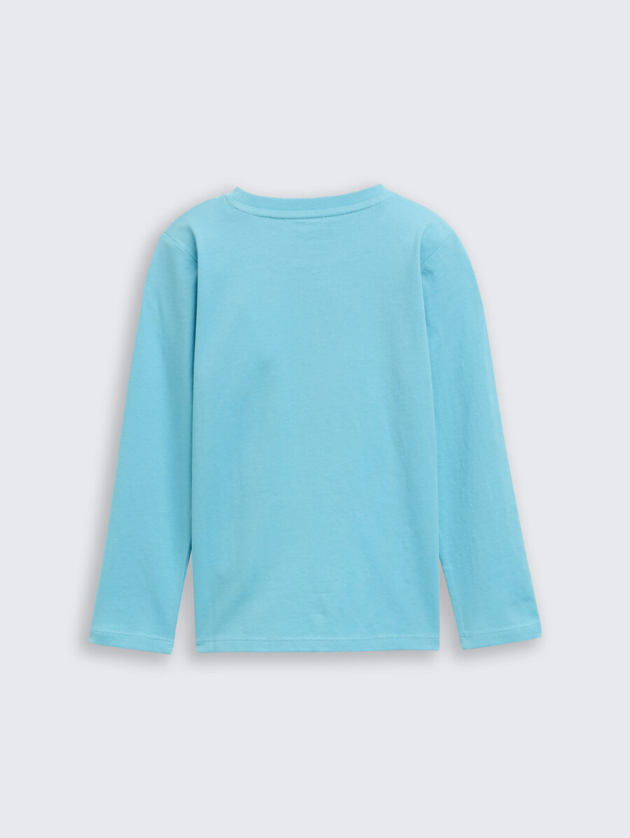 chemise à manches longues à sequins réversibles