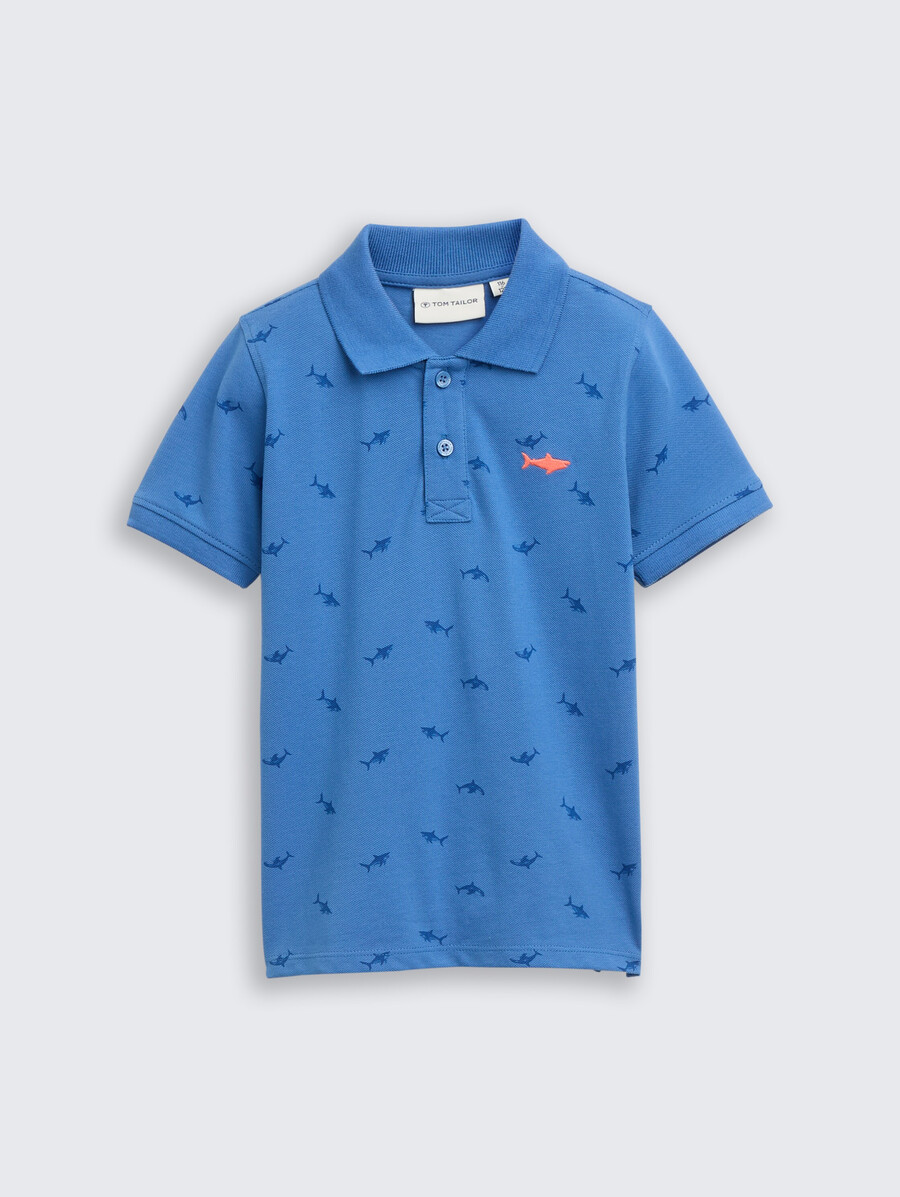 polo piqué brodé