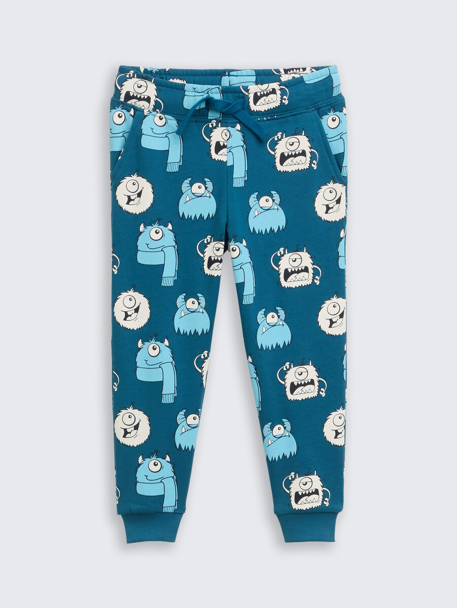 pantalon de jogging basique à imprimé intégral