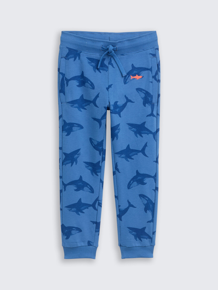 pantalon de jogging basique à imprimé intégral