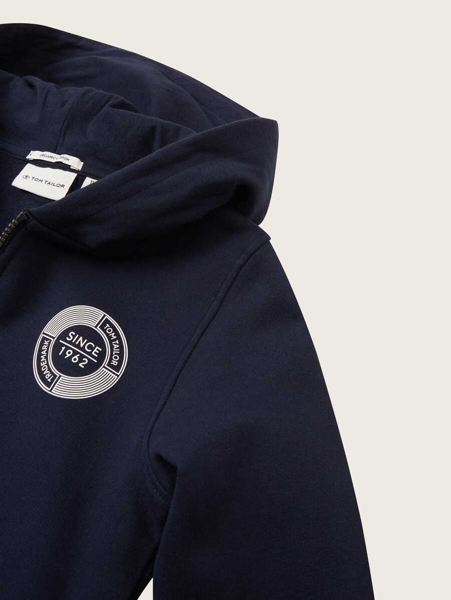 veste sweat-shirt imprimée