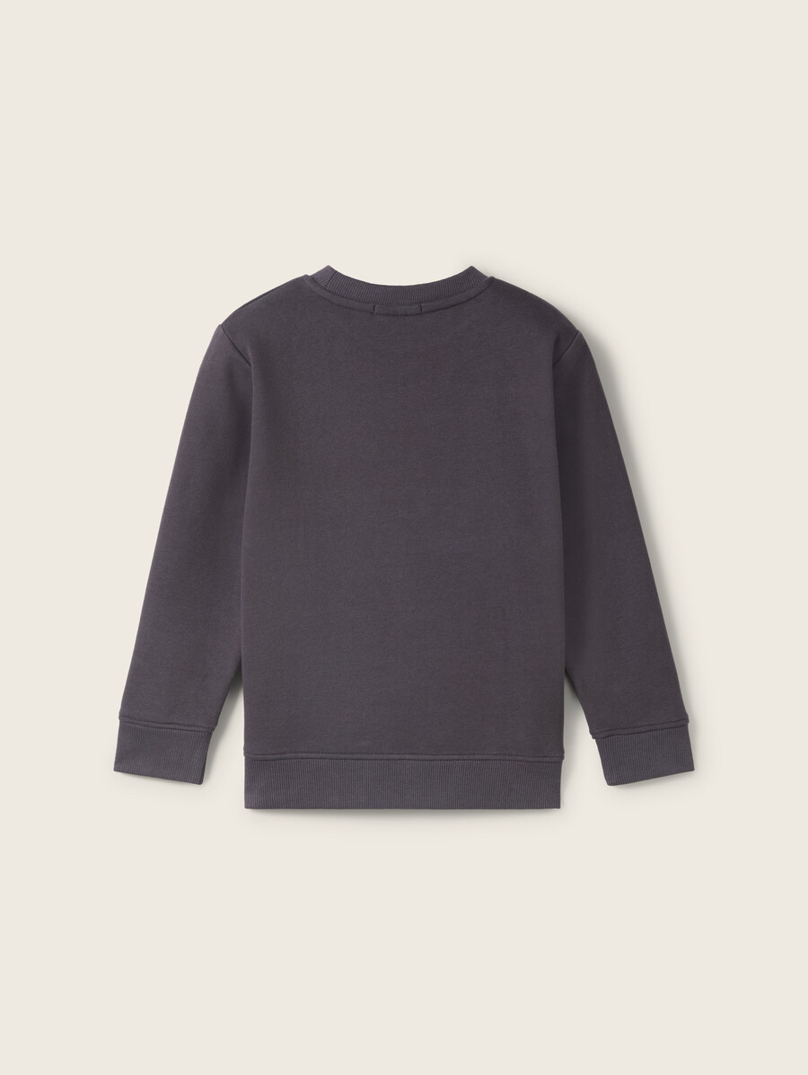 sweat-shirt à motif imprimé