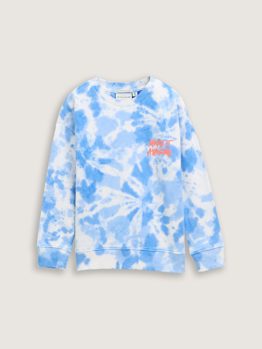 sweat-shirt oversize tie-dye