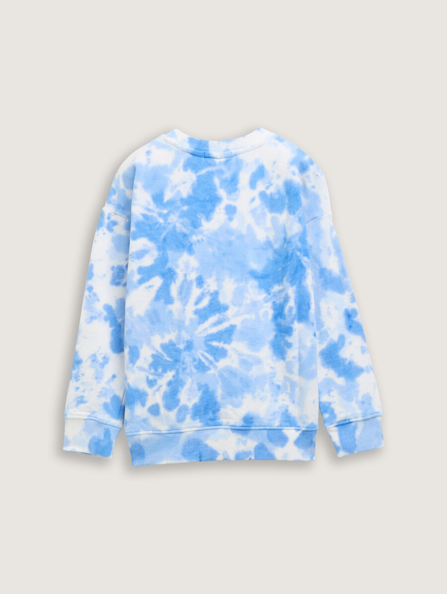 sweat-shirt oversize tie-dye