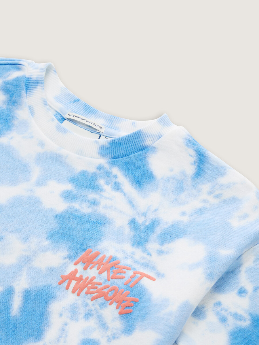 sweat-shirt oversize tie-dye