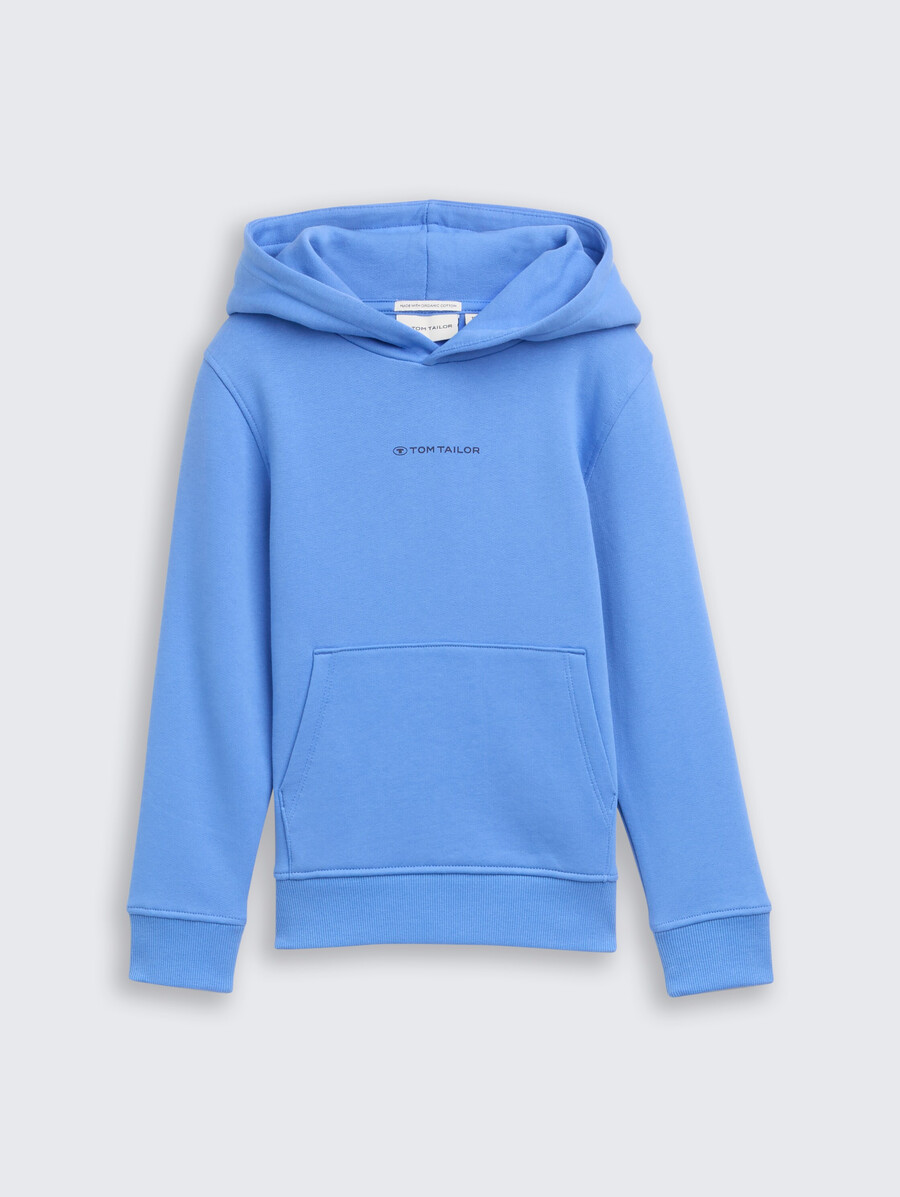 sweat à capuche imprimé avec logo