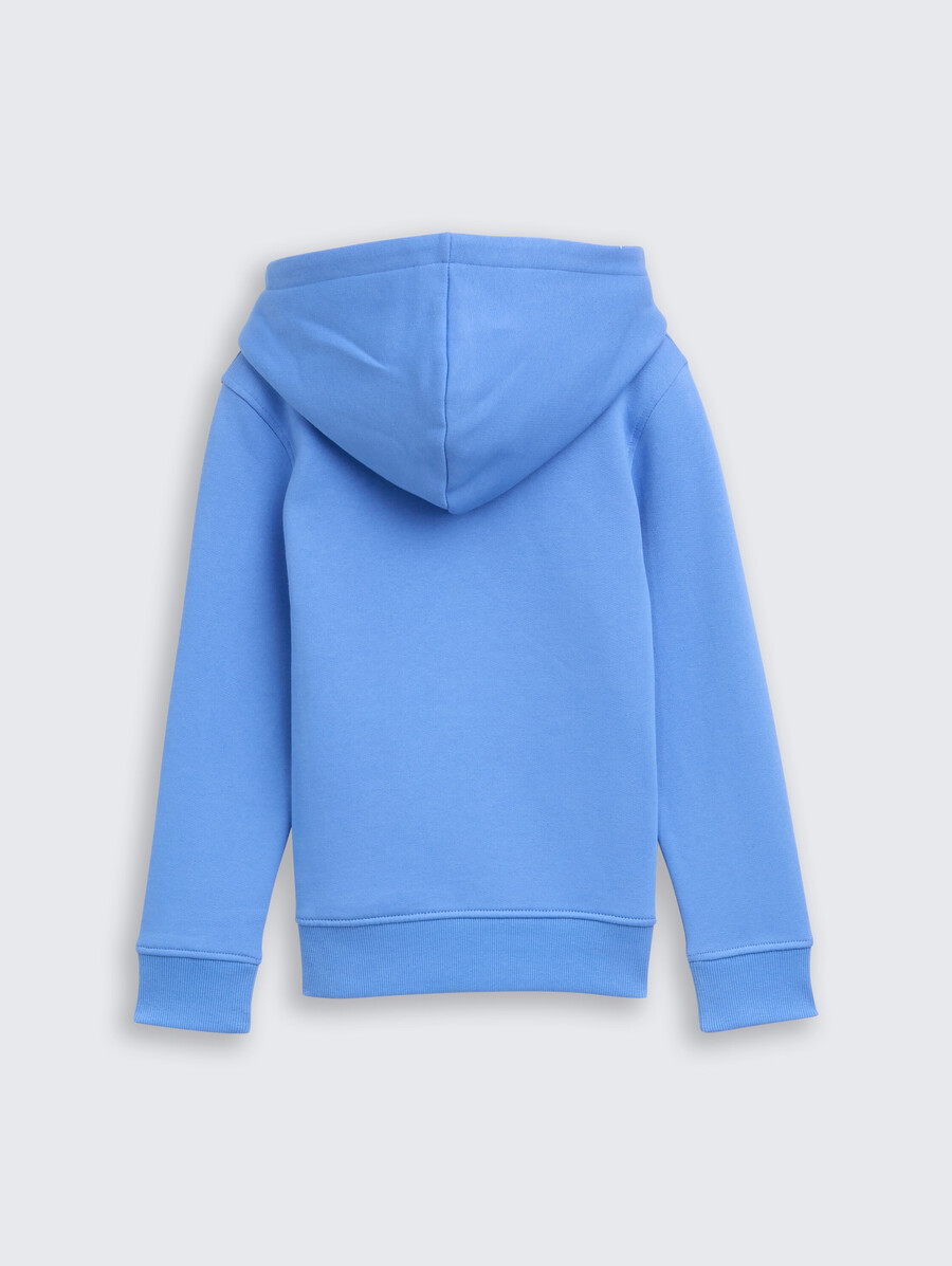 sweat à capuche imprimé avec logo