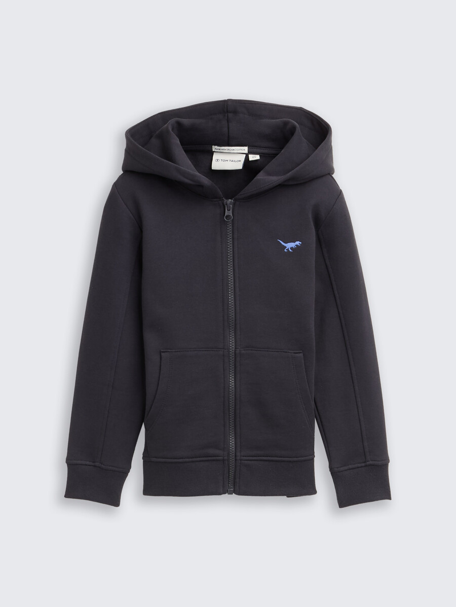 sweat à capuche brodé