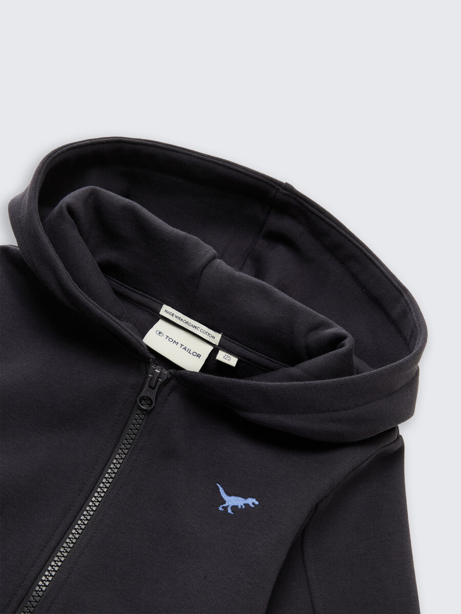 sweat à capuche brodé