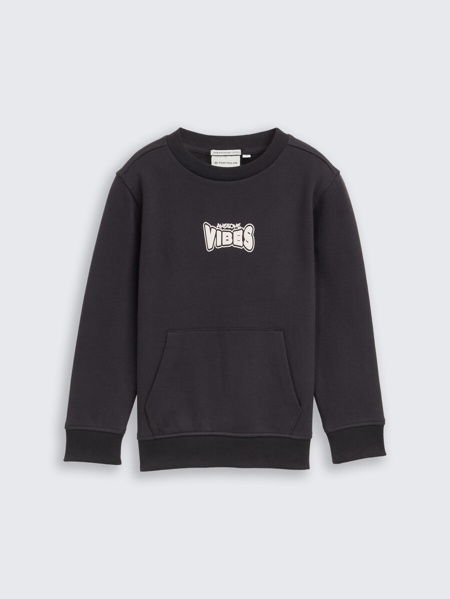 sweat-shirt à motif imprimé