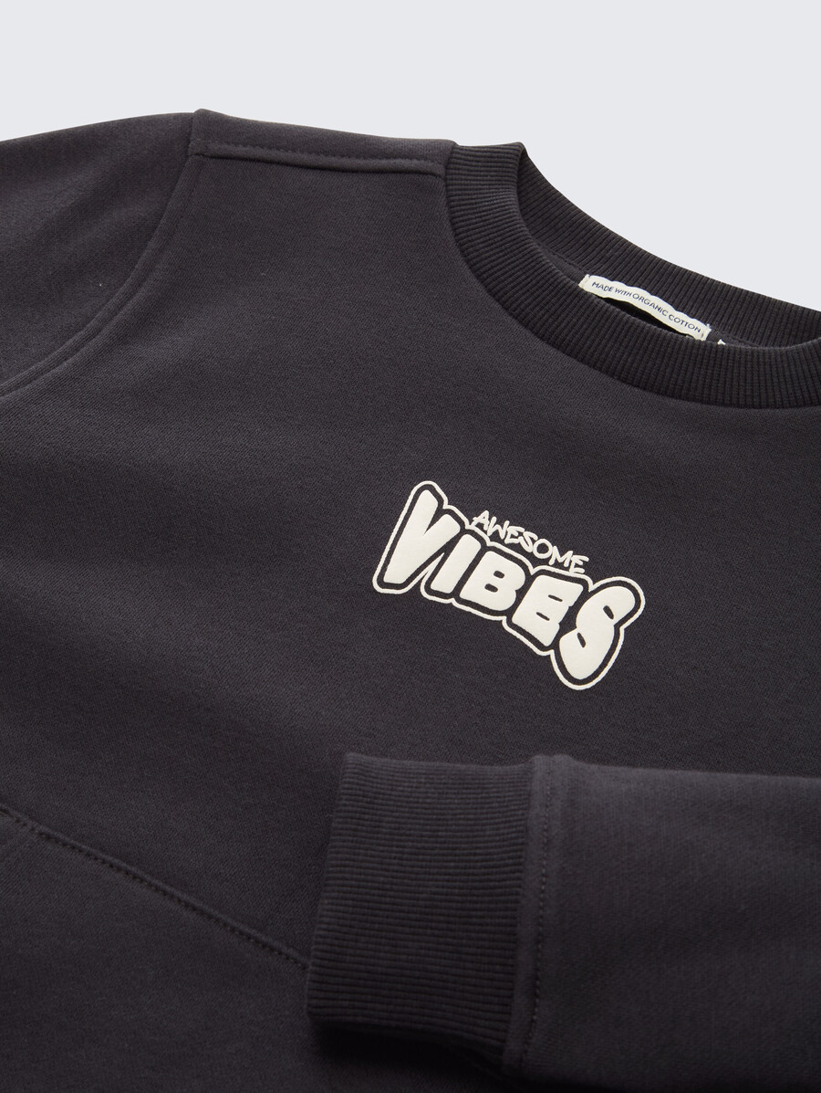 sweat-shirt à motif imprimé