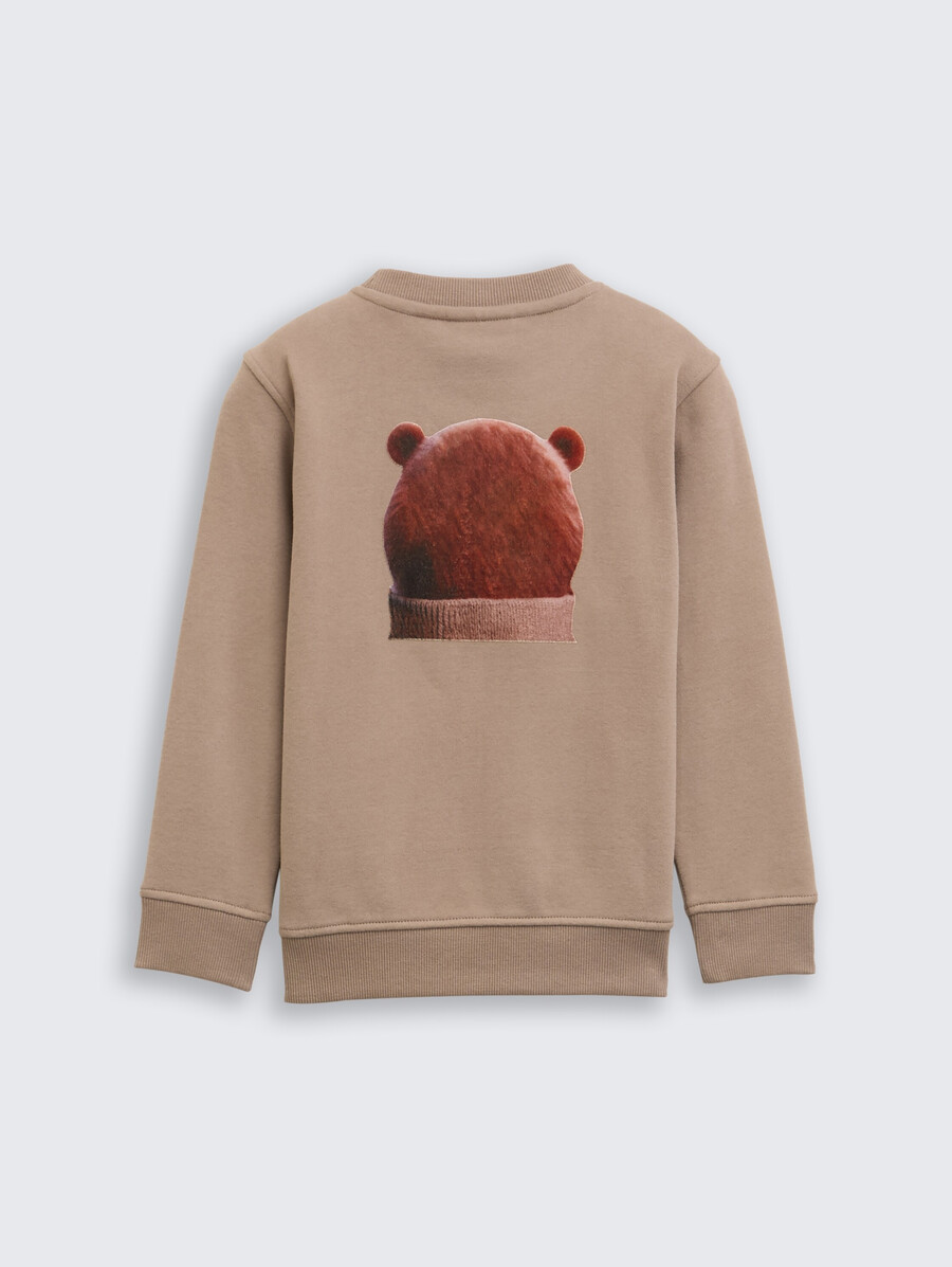 sweat-shirt à motif imprimé