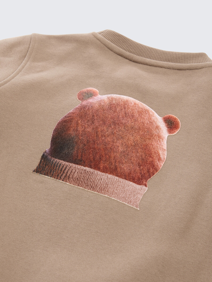 sweat-shirt à motif imprimé