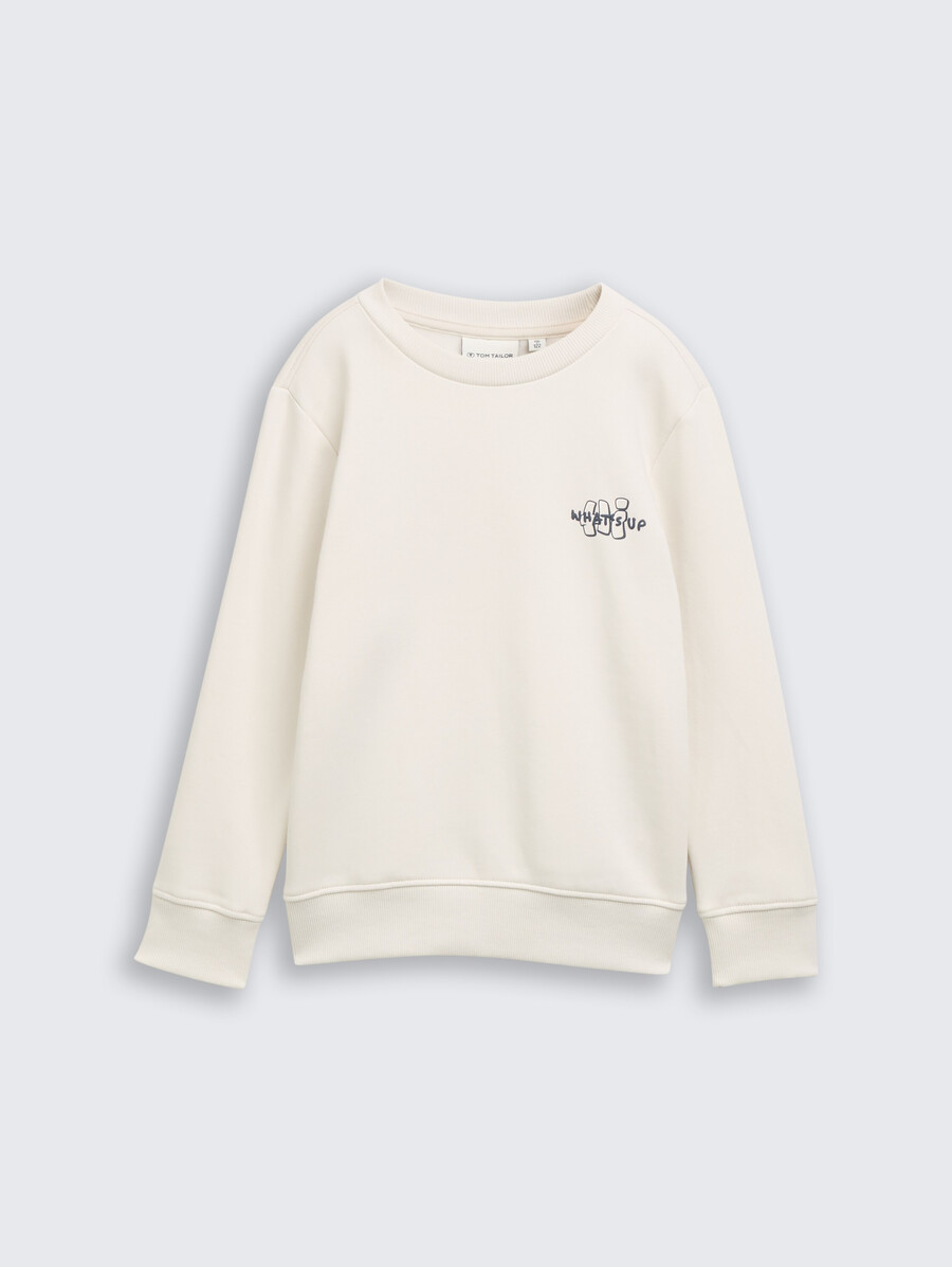 sweat-shirt à motif imprimé
