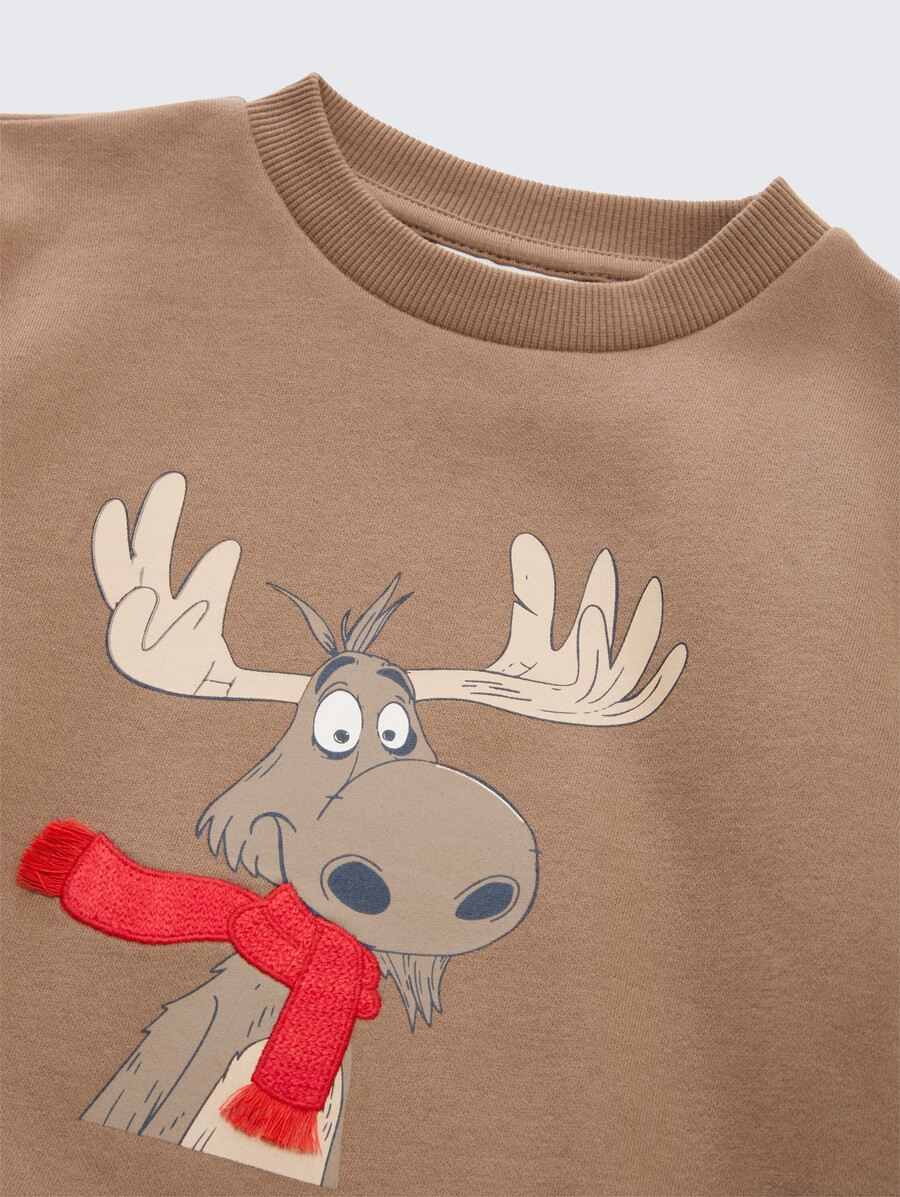 sweat-shirt basique imprimé