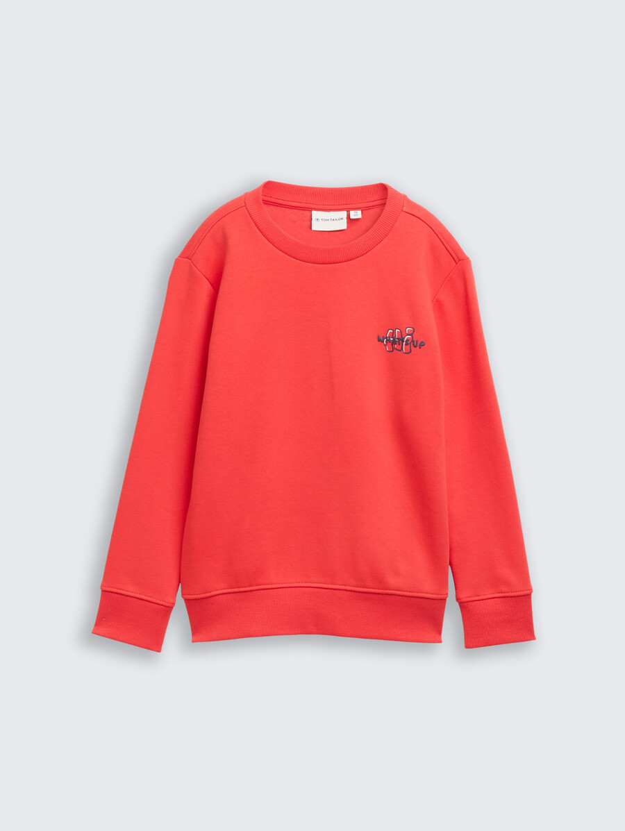 sweat-shirt à motif imprimé