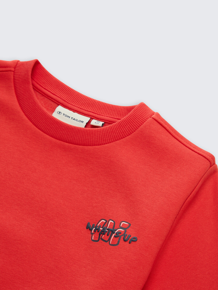 sweat-shirt à motif imprimé