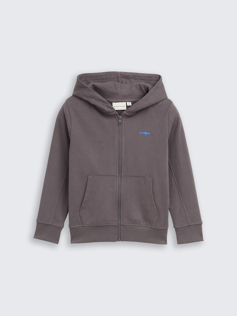 veste sweat-shirt à capuche basique