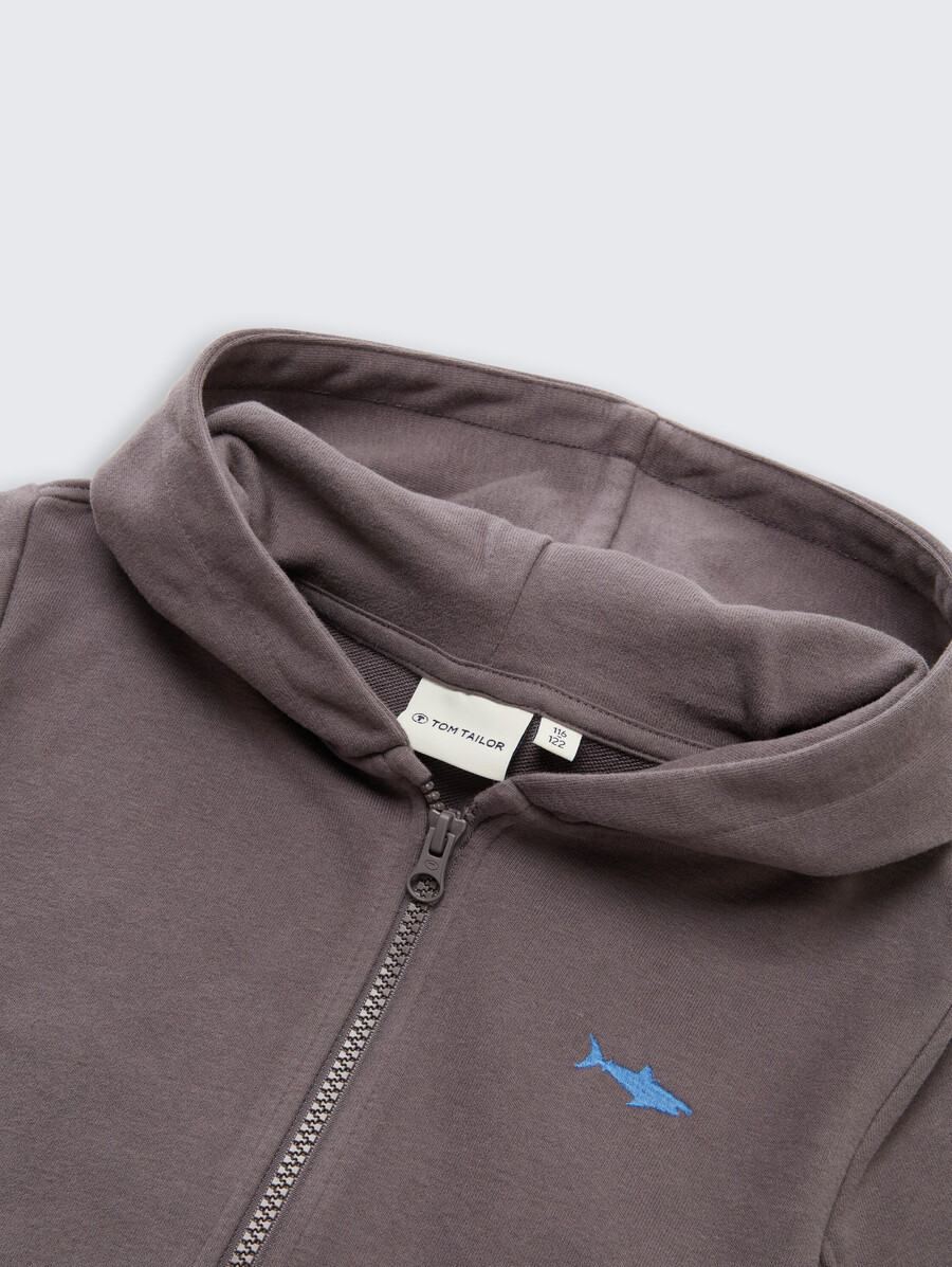 veste sweat-shirt à capuche basique