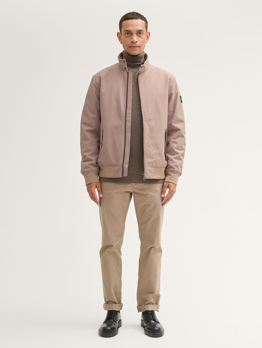 blouson à col montant