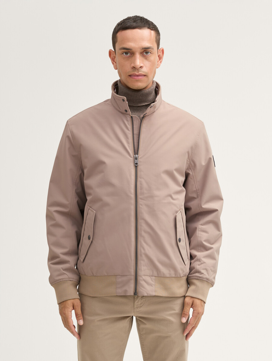 blouson à col montant