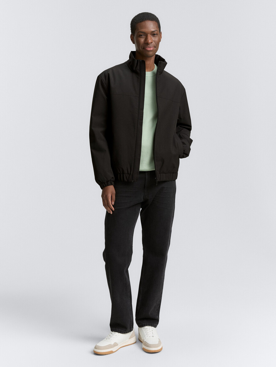 blouson à col montant