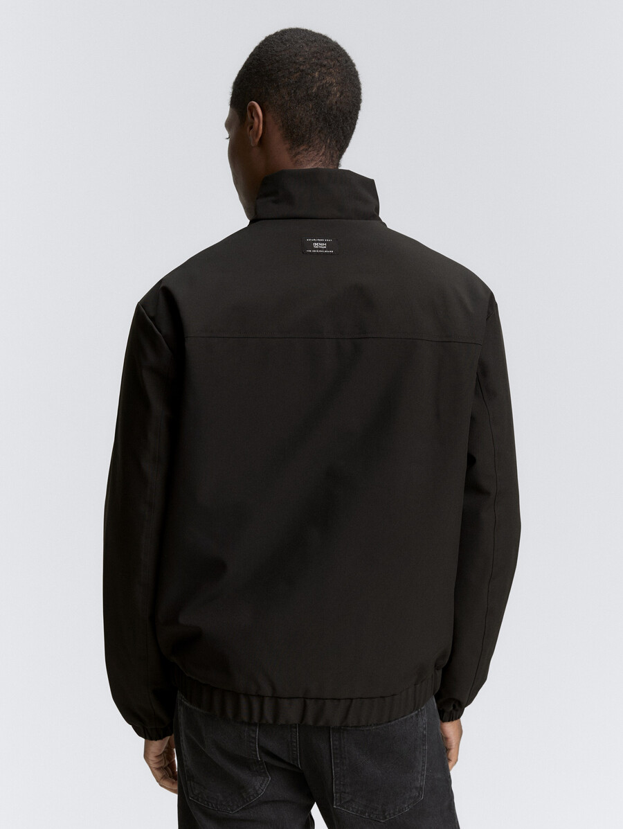blouson à col montant