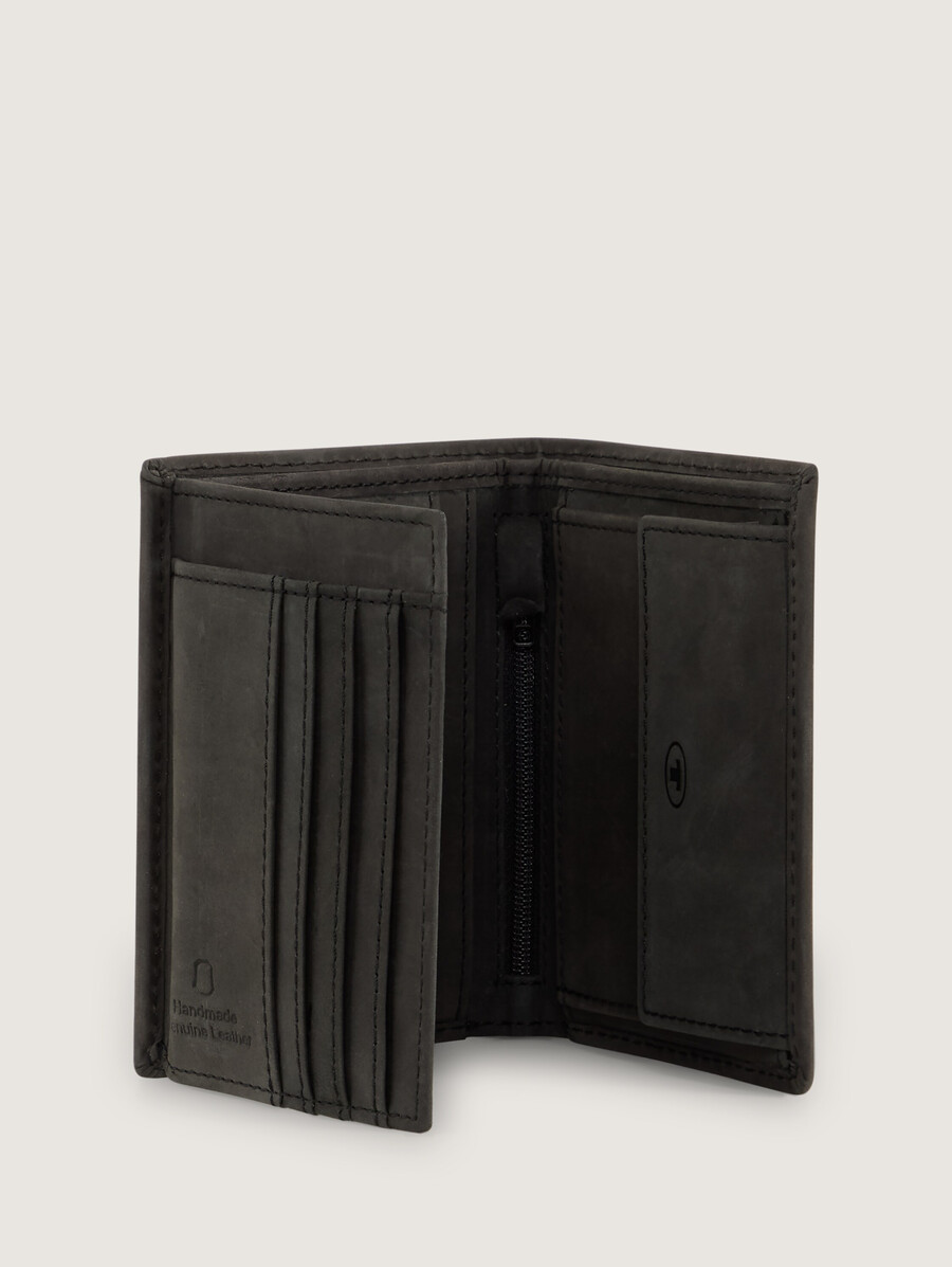 portefeuille en cuir ttron