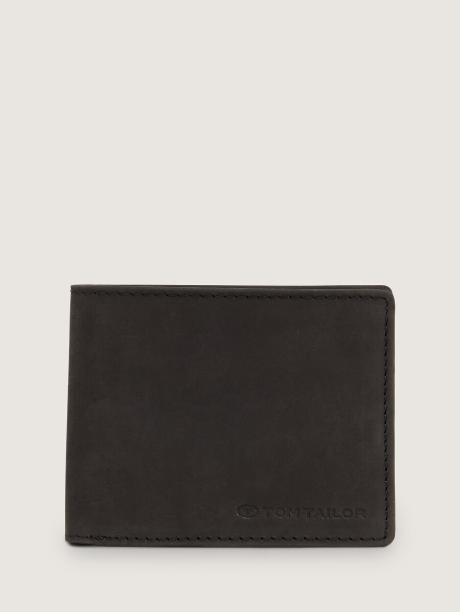portefeuille en cuir ttron