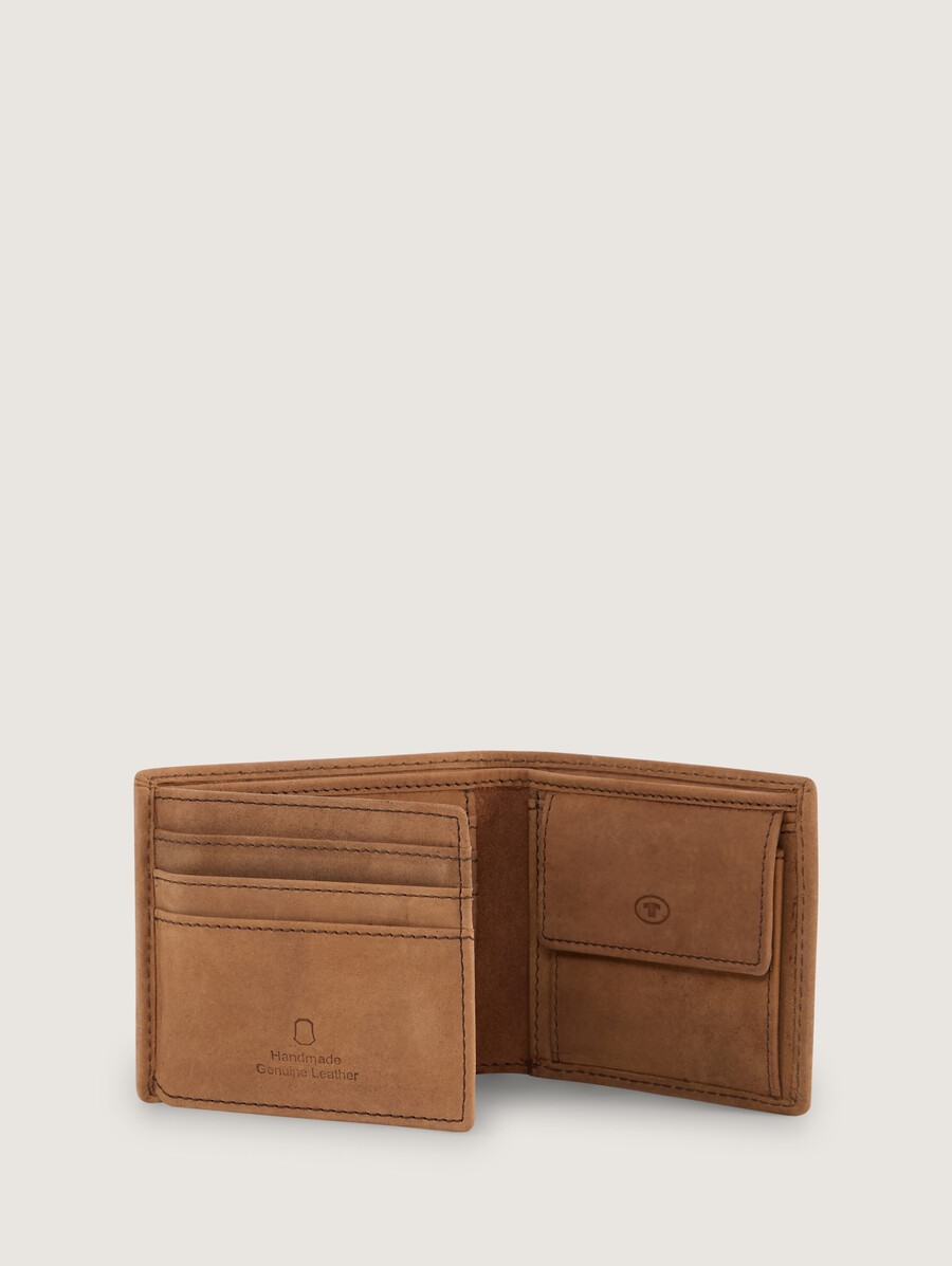 portefeuille en cuir ttron