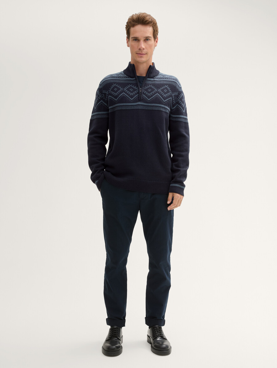 troyer tricoté fair isle