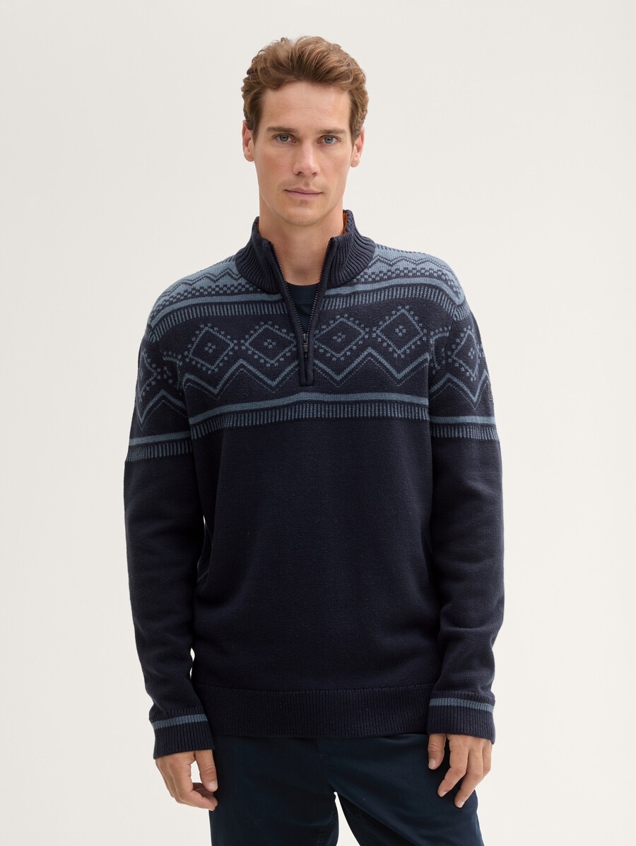 troyer tricoté fair isle