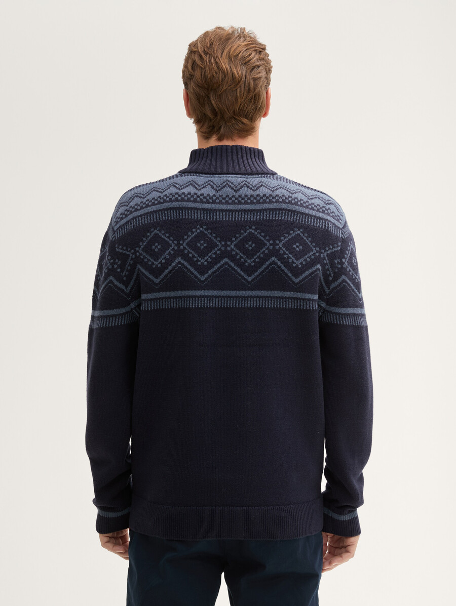 troyer tricoté fair isle