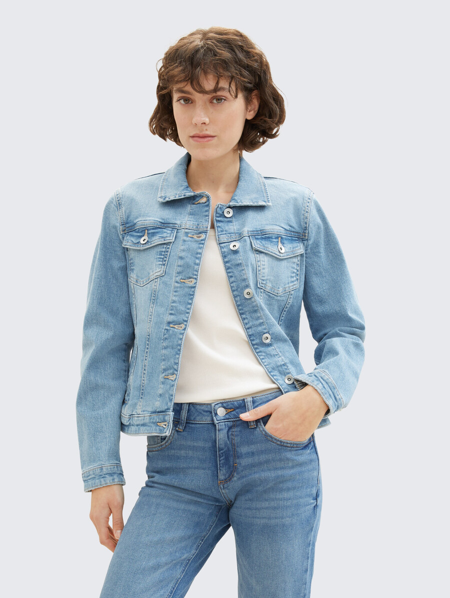 veste en jean en coton recyclé