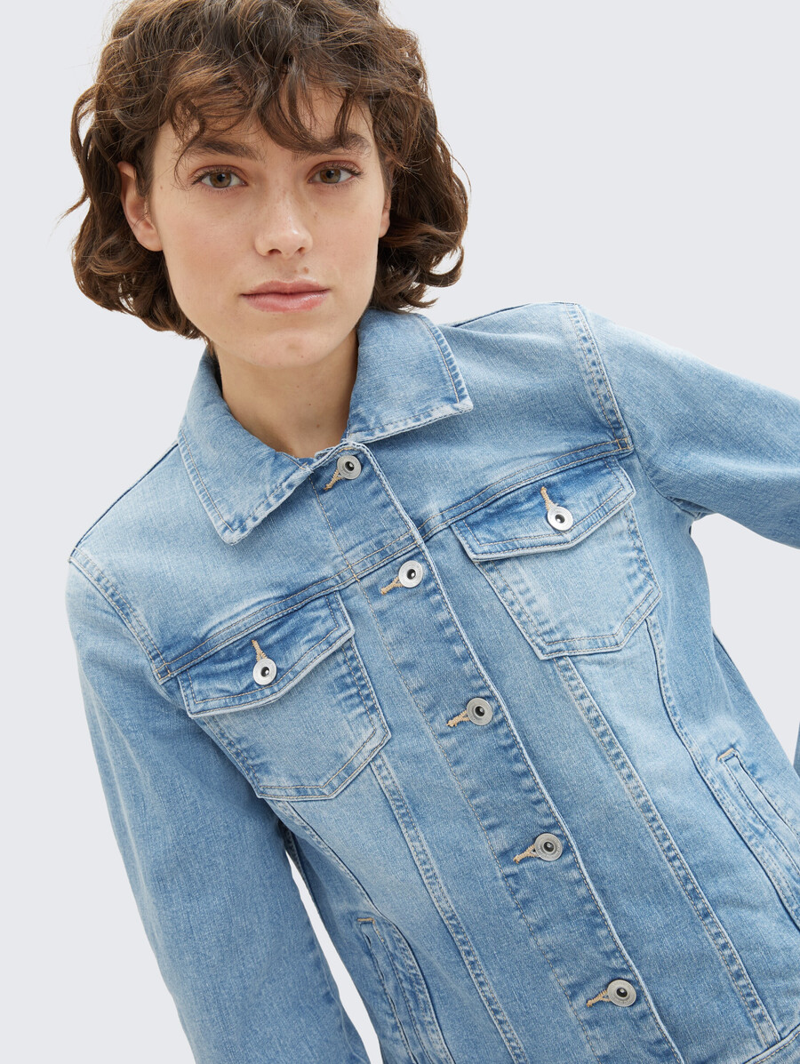 veste en jean en coton recyclé