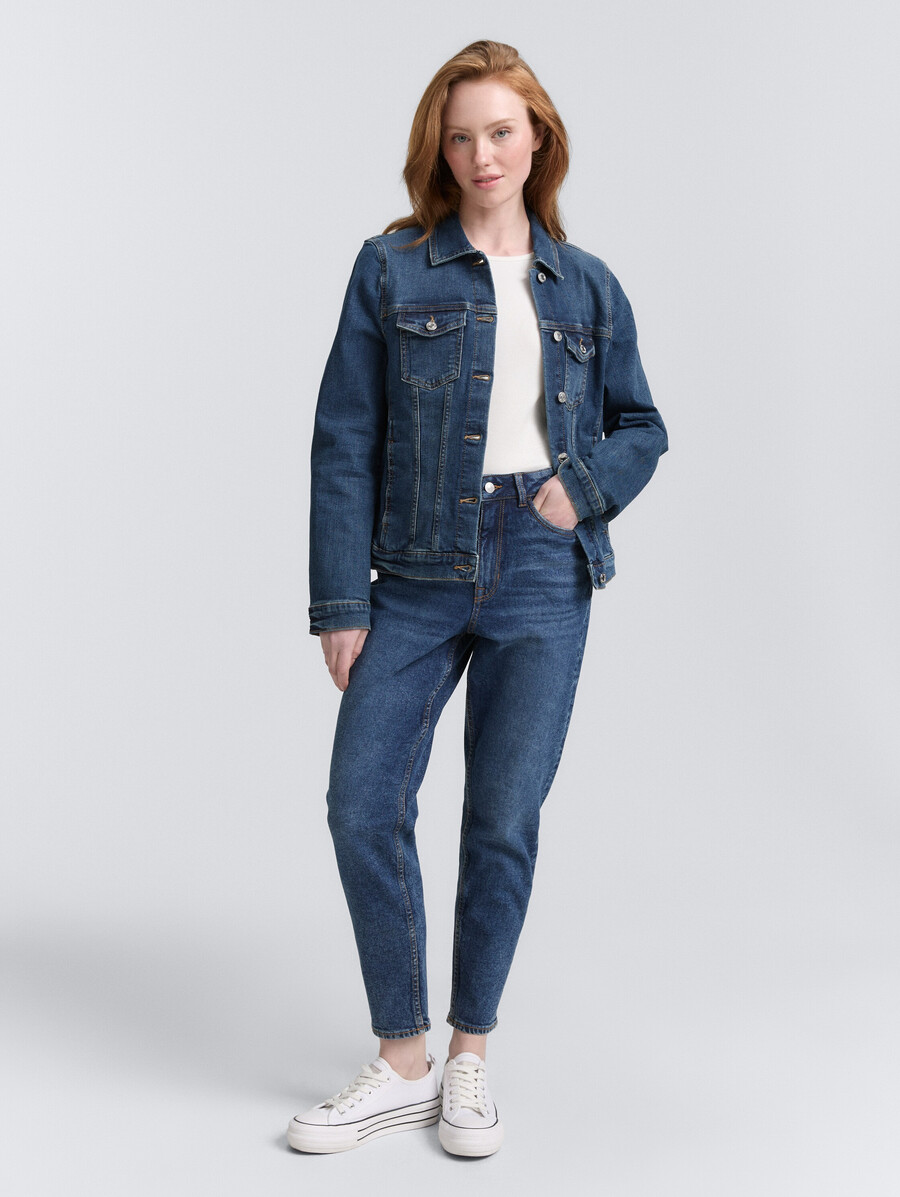 veste en jean en coton bio